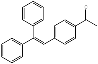 Ethanone, 1-[4-(2,2-diphenylethenyl)phenyl]- Structure