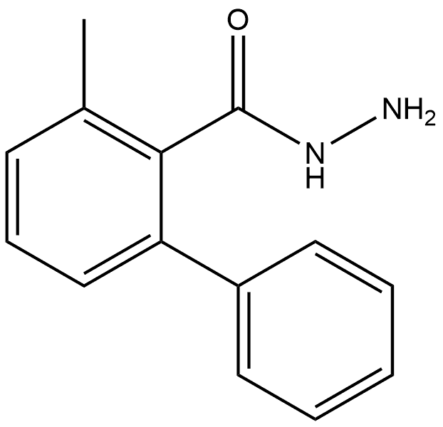 3-Methyl[1,1'-biphenyl]-2-carboxylic acid hydrazide Structure