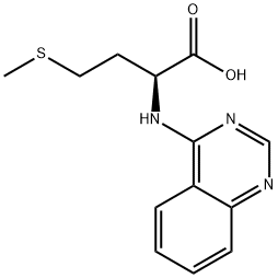 L-Methionine, N-4-quinazolinyl- Structure