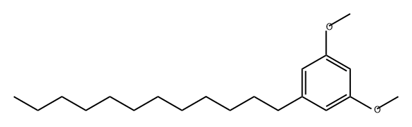 Benzene, 1-dodecyl-3,5-dimethoxy- Structure