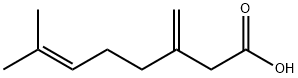 6-Octenoic acid, 7-methyl-3-methylene- 구조식 이미지