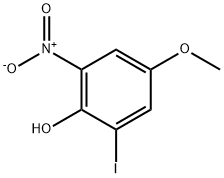 Phenol, 2-iodo-4-methoxy-6-nitro- 구조식 이미지
