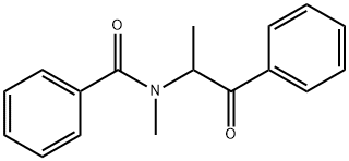 Benzamide, N-methyl-N-(1-methyl-2-oxo-2-phenylethyl)- 구조식 이미지