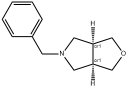 (3Ar,6as)-5-benzylhexahydro-1h-furo[3,4-c]pyrrole Structure