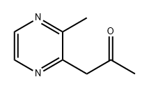 2-Propanone, 1-(3-methyl-2-pyrazinyl)- 구조식 이미지