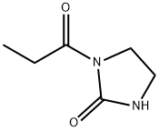 2-Imidazolidinone, 1-(1-oxopropyl)- Structure