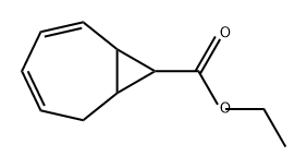 Bicyclo[5.1.0]octa-2,4-diene-8-carboxylic acid, ethyl ester Structure