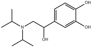 4-[2-[Bis(1-methylethyl)amino]-1-hydroxyethyl]-1,2-benzenediol Structure