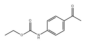 Carbamic acid, N-(4-acetylphenyl)-, ethyl ester Structure