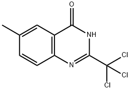 6-methyl-2-(trichloromethyl)-3,4-dihydroquinazolin-4-one 구조식 이미지