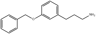 Benzenepropanamine, 3-(phenylmethoxy)- Structure