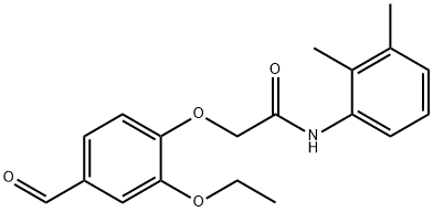 N-(2,3-Dimethylphenyl)-2-(2-ethoxy-4-formylphenoxy)acetamide Structure