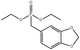 Phosphonic acid, (1,3-benzodioxol-5-ylmethyl)-, diethyl ester (9CI) 구조식 이미지