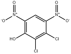 2,3-dichloro-4,6-dinitrophenol Structure