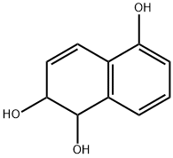 1,2,5-Naphthalenetriol, 1,2-dihydro- Structure