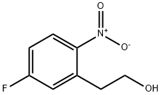 Benzeneethanol, 5-fluoro-2-nitro- Structure