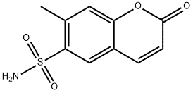 7-Methyl-2-oxo-2H-chromene-6-sulfonamide 구조식 이미지
