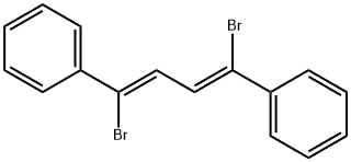 Benzene, 1,1'-[(1Z,3Z)-1,4-dibromo-1,3-butadiene-1,4-diyl]bis- Structure