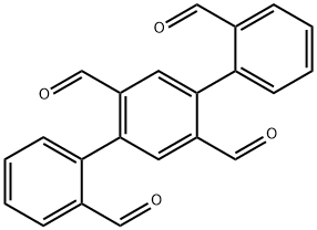 [1,1':4',1''-Terphenyl]-2,2',2'',5'-tetracarboxaldehyde (9CI) Structure