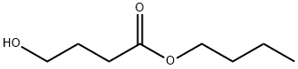 Butanoic acid, 4-hydroxy-, butyl ester Structure