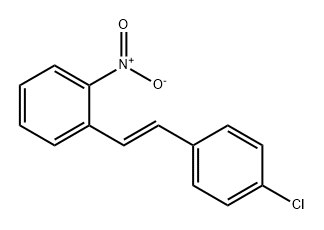 Benzene, 1-[(1E)-2-(4-chlorophenyl)ethenyl]-2-nitro- Structure