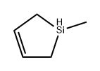 Silacyclopent-3-ene, 1-methyl- Structure