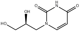 2,4(1H,3H)-Pyrimidinedione, 1-[(2S)-2,3-dihydroxypropyl]- 구조식 이미지