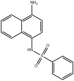 N-(4-Aminonaphthalen-1-yl)benzenesulfonamide Structure