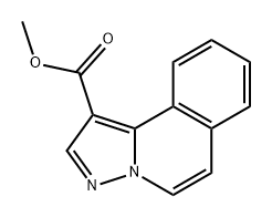 Pyrazolo[5,1-a]isoquinoline-1-carboxylic acid methyl ester Structure