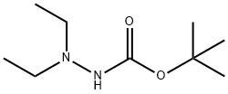 tert-butyl 2,2-diethylhydrazinecarboxylate Structure