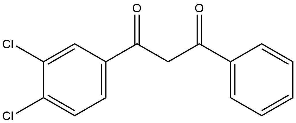 1-(3,4-Dichlorophenyl)-3-phenyl-1,3-propanedione Structure