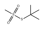Methanesulfonothioic acid, S-(1,1-dimethylethyl) ester Structure