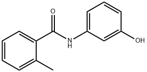 Benzamide, N-(3-hydroxyphenyl)-2-methyl- Structure