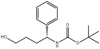 Carbamic acid, N-[(1R)-4-hydroxy-1-phenylbutyl]-, 1,1-dimethylethyl ester Structure