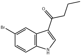 1-(5-bromo-1H-indol-3-yl)butan-1-one Structure