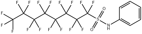 1-Octanesulfonamide, 1,1,2,2,3,3,4,4,5,5,6,6,7,7,8,8,8-heptadecafluoro-N-phenyl- 구조식 이미지