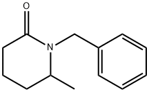 2-Piperidinone, 6-methyl-1-(phenylmethyl)- Structure