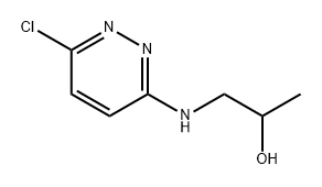 1-((6-chloropyridazin-3-yl)amino)propan-2-ol Structure