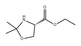 4-Oxazolidinecarboxylic acid, 2,2-dimethyl-, ethyl ester, (4S)- Structure