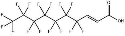 2-Decenoic acid, 4,4,5,5,6,6,7,7,8,8,9,9,10,10,10-pentadecafluoro-, (E)- (9CI) Structure