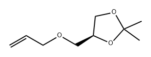 1,3-Dioxolane, 2,2-dimethyl-4-[(2-propen-1-yloxy)methyl]-, (4S)- Structure