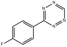 3-(p-Fluorphenyl)-s-tetrazin Structure