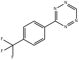 3-(4-trifluoromethyl-phenyl)-[1,2,4,5]tetrazine Structure