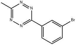 3-(3-Bromophenyl)-6-methyl-1,2,4,5-tetrazine Structure