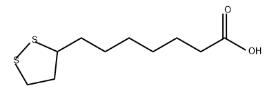 1,2-Dithiolane-3-heptanoic acid Structure