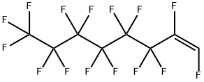 1-Octene, 1,2,3,3,4,4,5,5,6,6,7,7,8,8,8-pentadecafluoro-, (E)- (9CI) Structure