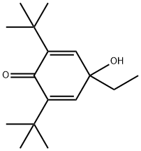 2,5-Cyclohexadien-1-one, 2,6-bis(1,1-dimethylethyl)-4-ethyl-4-hydroxy- Structure