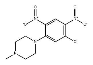 Piperazine, 1-(5-chloro-2,4-dinitrophenyl)-4-methyl- Structure