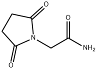 1-Pyrrolidineacetamide, 2,5-dioxo- 구조식 이미지