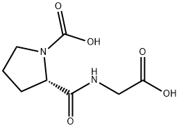 (S)-2-((Carboxymethyl)carbamoyl)pyrrolidine-1-carboxylic acid Structure